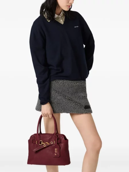 Pulover Miu Miu de lână albastru
