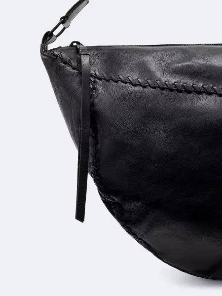 Кожаная сумка Allsaints