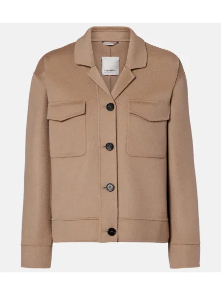 Geacă 's Max Mara de lână bej