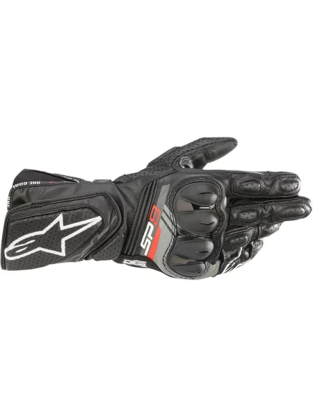 Rękawice do wyścigów motocyklowych Alpinestars V3 czarne