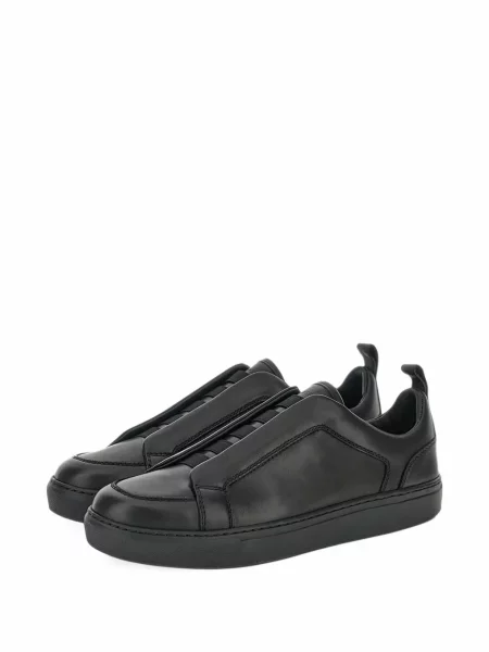 Δερμάτινη κιλότα Paul & Shark slip-on μαύρο