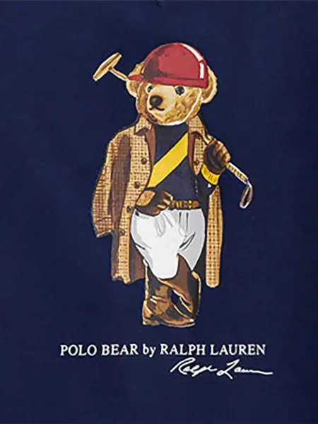 Kockás kerek nyakú ing Polo Ralph Lauren kék