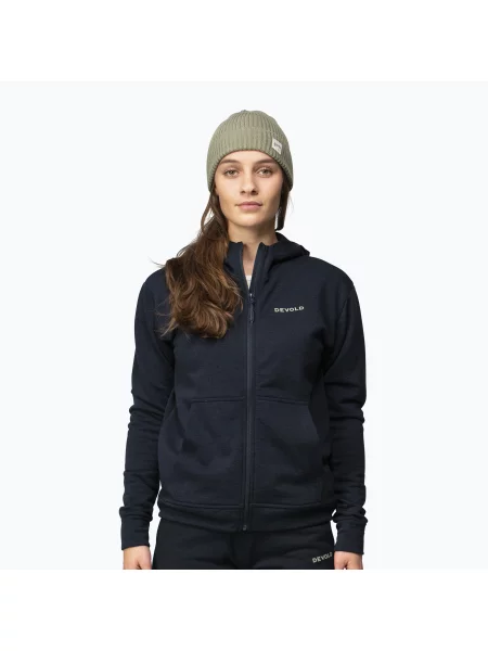 Bluză pentru femei Devold Everyday Zip Hoodie ink