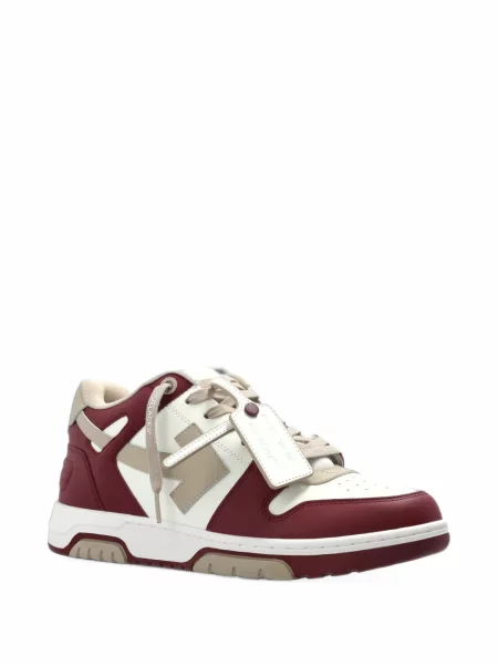 Sneakerși Off-white business alb