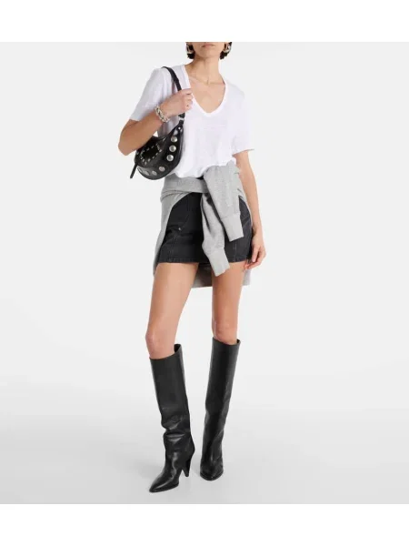 Lenvászon póló Isabel Marant, ãtoile fehér