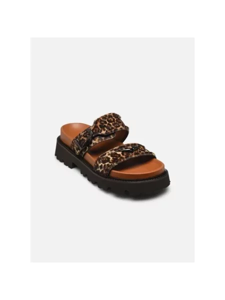 Klapki mules Zadig & Voltaire brązowe