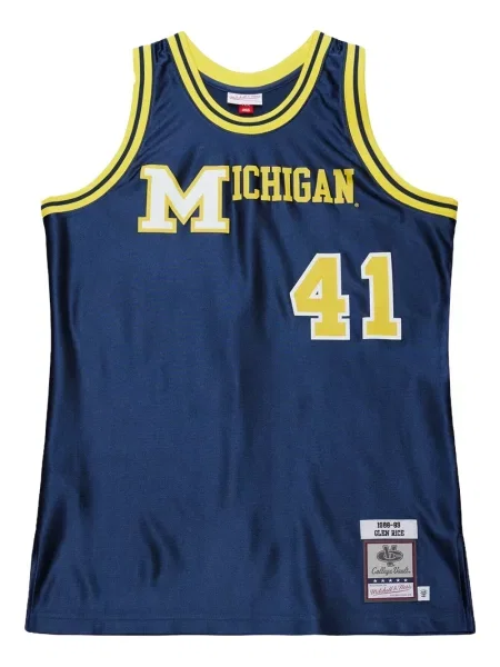 Cămașă Mitchell & Ness din jerseu albastru