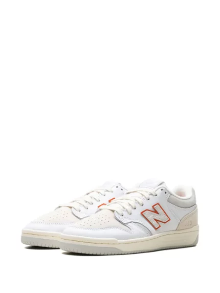 Sneakerși New Balance din piele alb