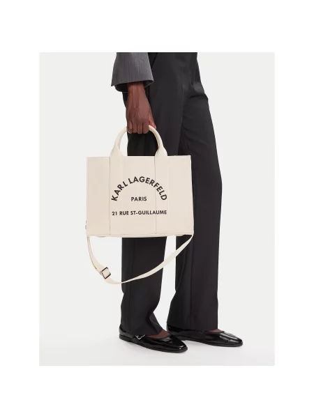 Karl Lagerfeld Shopper torba / crna bež