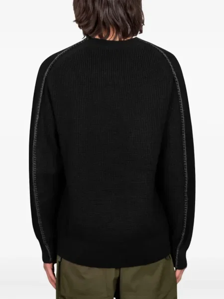 Pulover Comme Des Garçons Homme cu decolteu în U negru