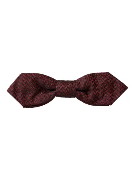 Jedwabny krawat Dolce And Gabbana czerwony