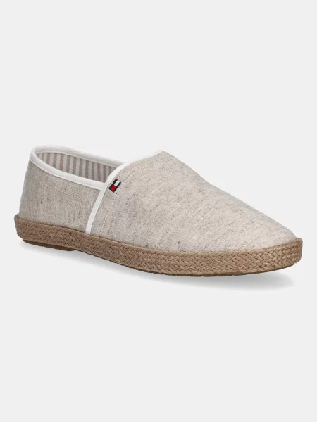 Еспадрили Tommy Hilfiger HILFIGER CHAMBRAY ESPADRILLE бежово