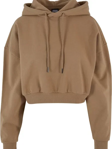 Pulover Urban Classics obrezano bež