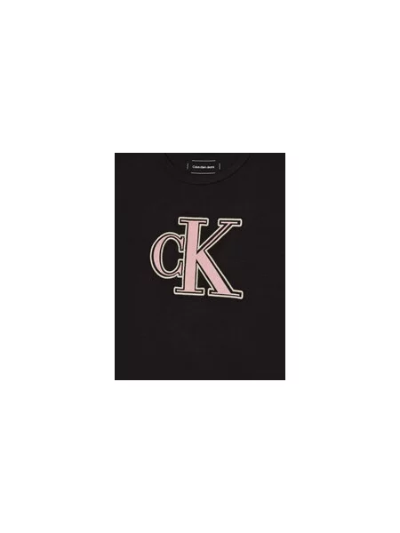 Calvin Klein Jeans Marškinėliai Boxy Fit juoda