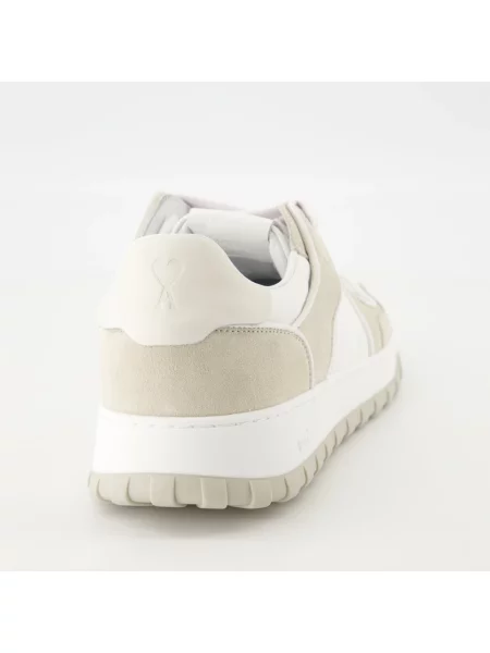 Sneakersy Ami Paris zamszowe beżowe