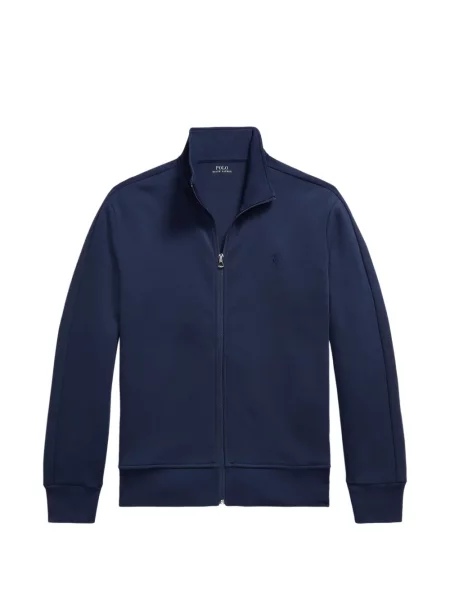 Hímzett csíkos galléros pólóing Polo Ralph Lauren kék