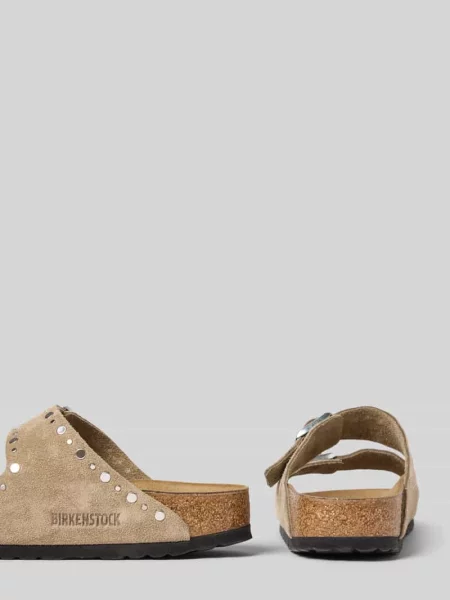 Trampki Birkenstock Arizona Rivets Suede Leather Taupe EUR 38 beżowe