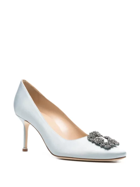 Pantofi cu toc Manolo Blahnik albastru