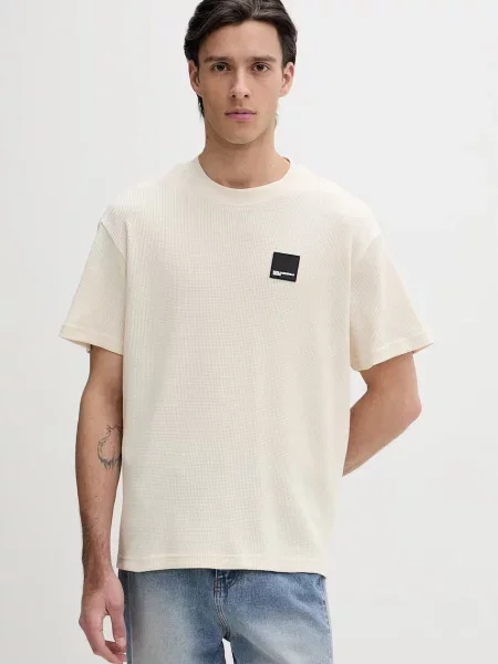 Karl Lagerfeld Jeans tričko béžové