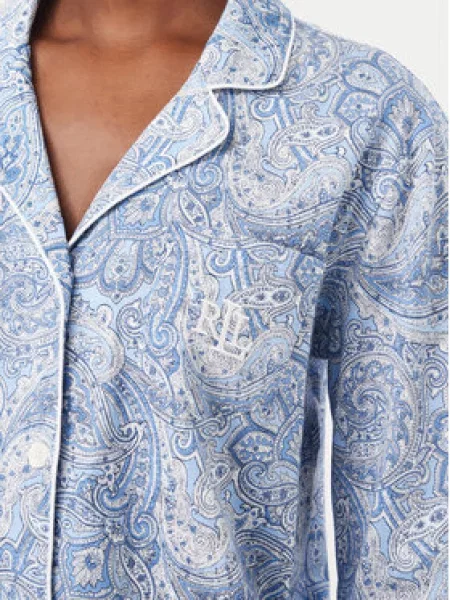 Pyžamo LAUREN RALPH LAUREN modré