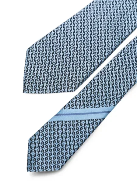 Μεταξωτή γραβάτα Zegna μπλε