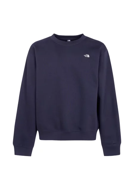 Hanorac The North Face cu broderie albastru
