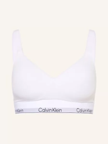 Biustonosz Calvin Klein z gorsetem biały