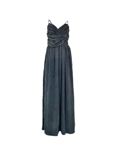 Rochie maxi Zimmermann cu decolteu în V gri