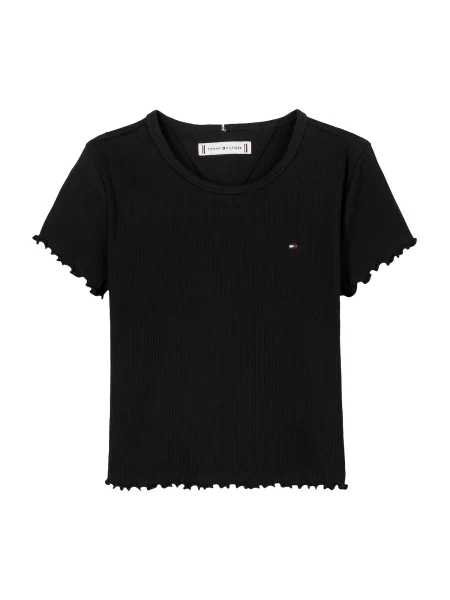 TOMMY HILFIGER Majica ESSENTIAL' crna