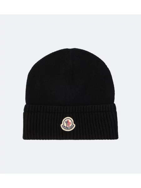 Căciulă Moncler de lână negru