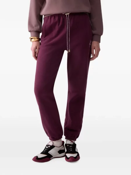 Pantaloni Liu Jo din fleece violet