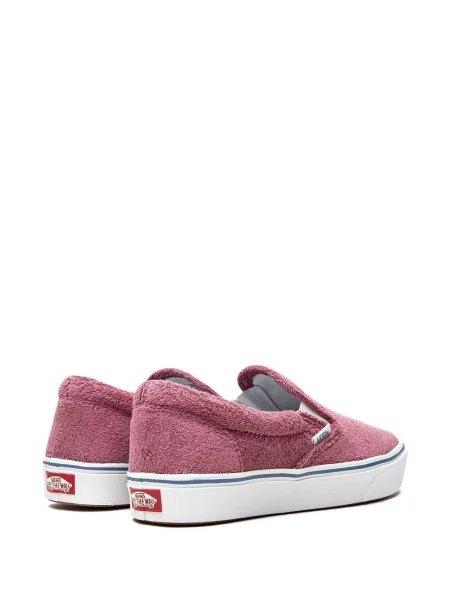 Slip on froté tenisky Vans růžové