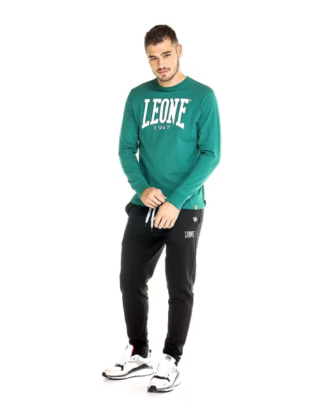 Leone Apparel koszulka z długim rękawem zielona