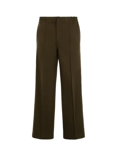 Pantaloni Moncler Grenoble alergare verde