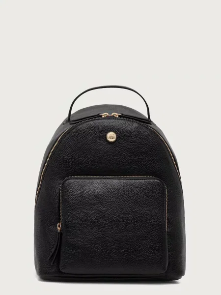 Twinset rucsac pentru femei cu imitație de piele negru