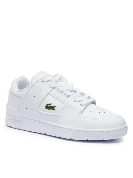 Lacoste De piele sneakers alb
