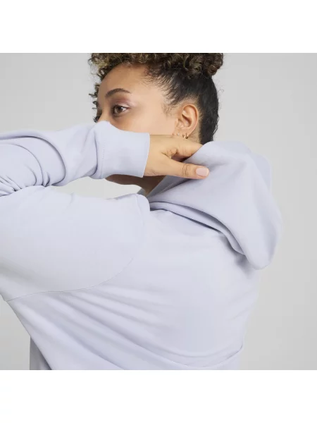 Bluza z kapturem z logo ESS PUMA Cool Weather Blue niebieska