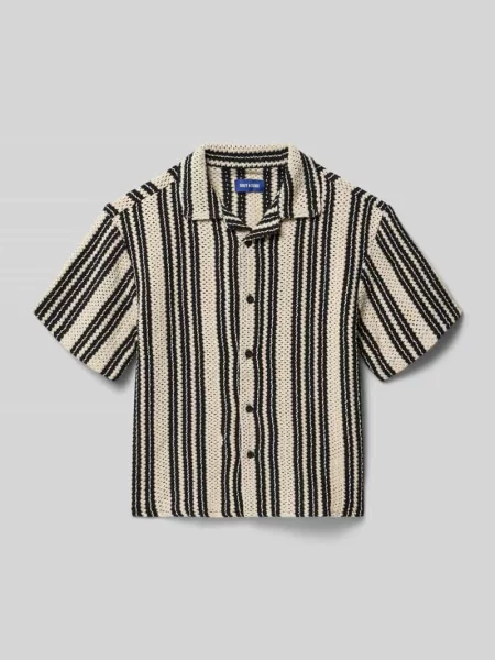 Koszula casualowa o kroju regular fit z mieszanki bawełny z dodatkiem model DANI CROCHET' Only & Sons