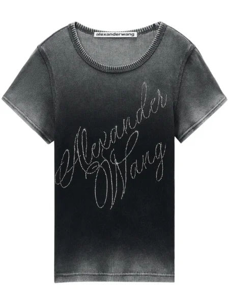 Tricou Alexander Wang gri