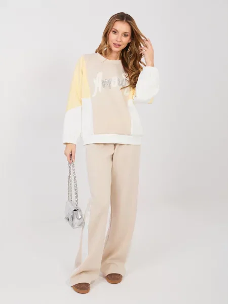 Geacă Rue Paris cu paiete alb