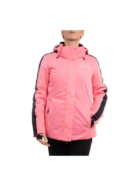 Geacă Emporio Armani Ea7 roz