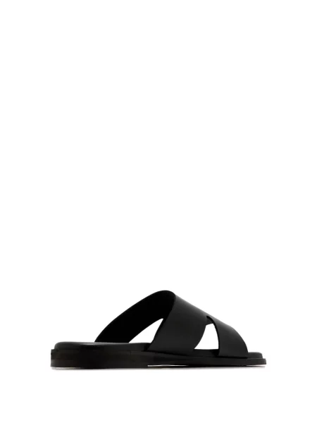 Papuci Forsa din piele negru
