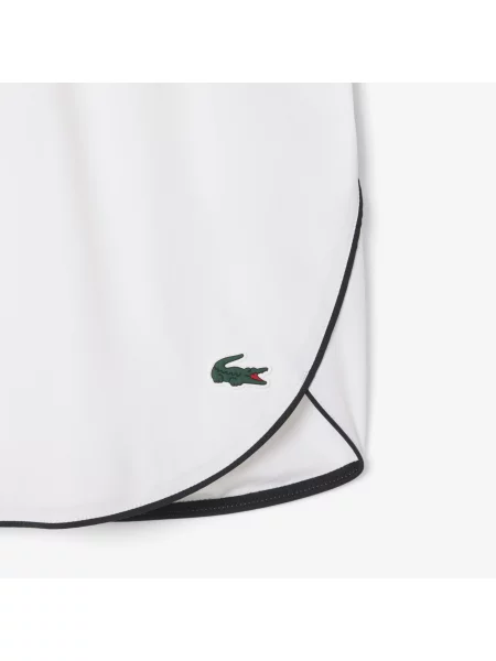 Lacoste Wodoodporne Szorty Sportowe Czarne białe