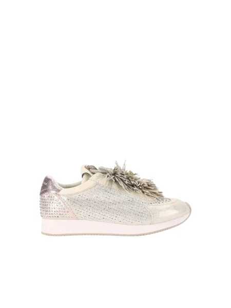 Sneakersy Kurt Geiger skórzane beżowe
