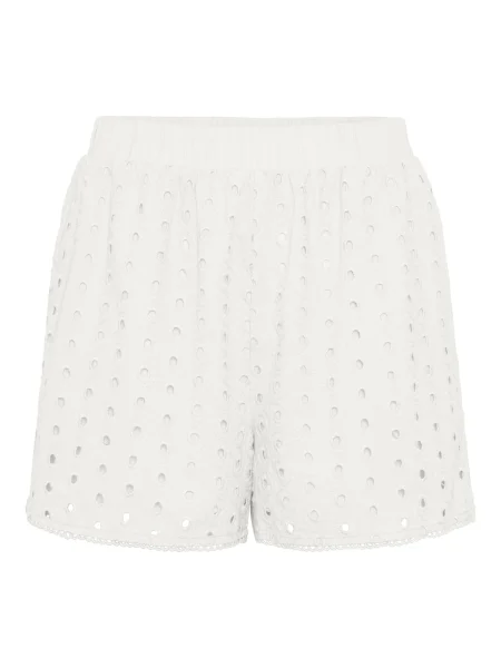 PIECES Pantaloni Højtaljede natural alb