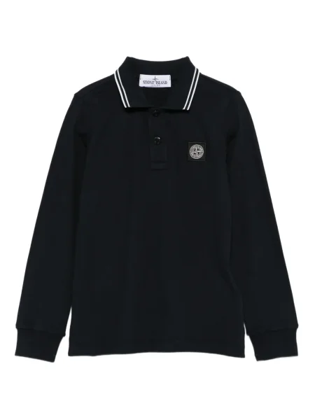 Koszulka polo dziecięca Stone Island niebieska