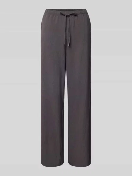 Spodnie materiałowe o kroju baggy fit z elastycznym pasem model ‘ISADORA’ Only