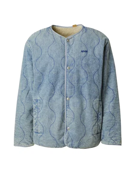 LEVI'S Prehodna jakna ABBOTTS moder denim / volneno bela
