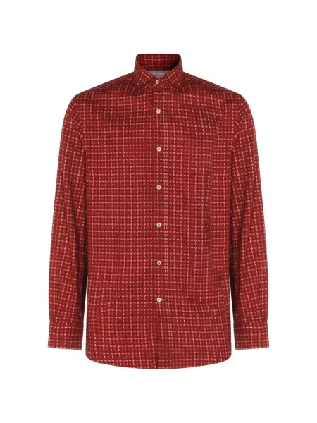 Košile Brunello Cucinelli červená