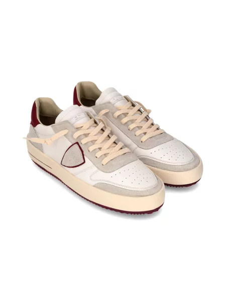 Buty do tenisa Philippe Model zamszowe do tenisa białe